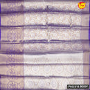 Gold with Lavender Traditional Soft Silk Saree - Thenianantham