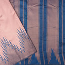 Copper with Dark Blue Tissue Silk Saree
