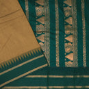 Sandal With Green Premium Quality Kalyani Cotton Saree