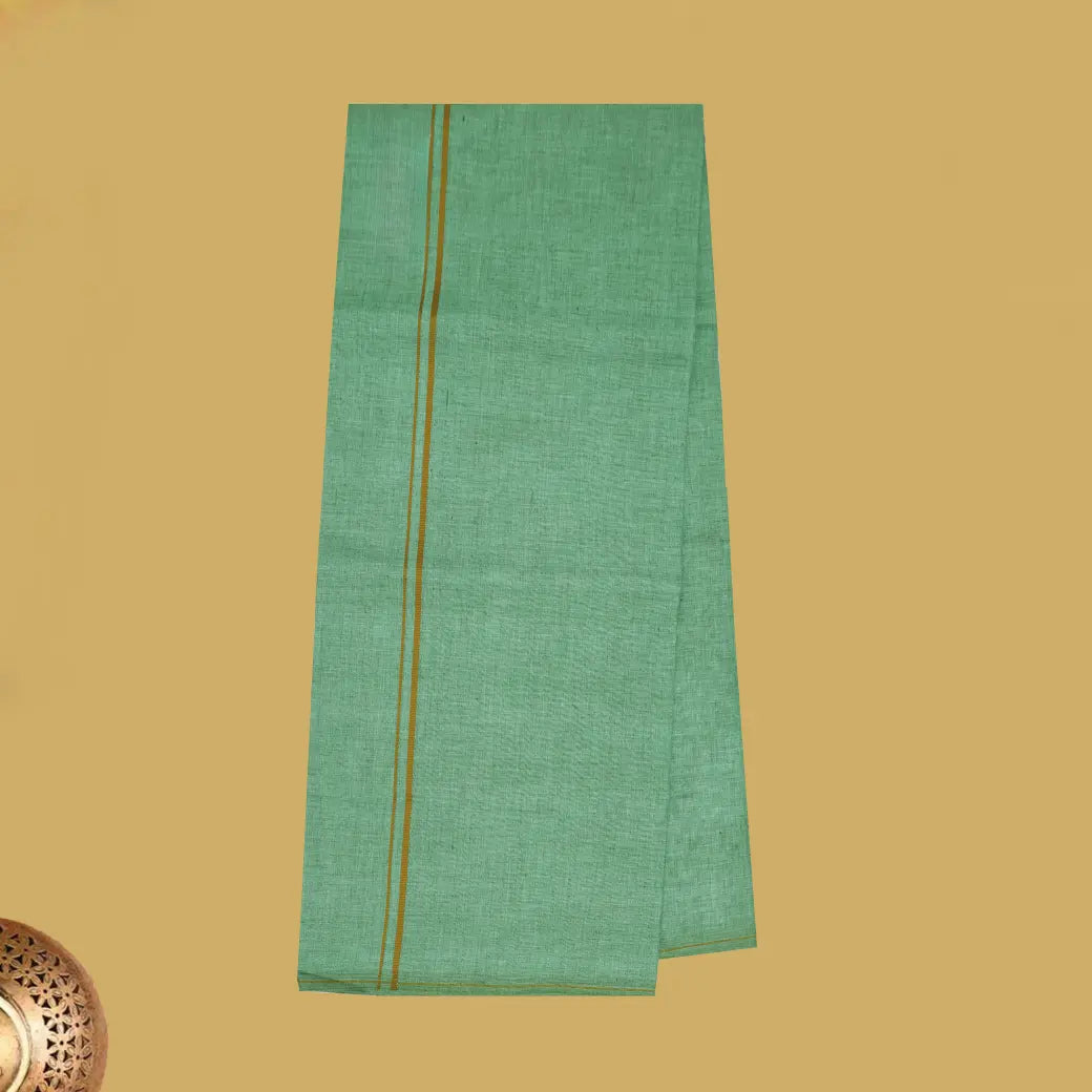 Olive Green Men’s Traditional Color Dhoti