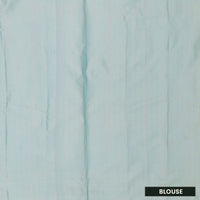 Sea Blue Colour Arani Silk Saree
