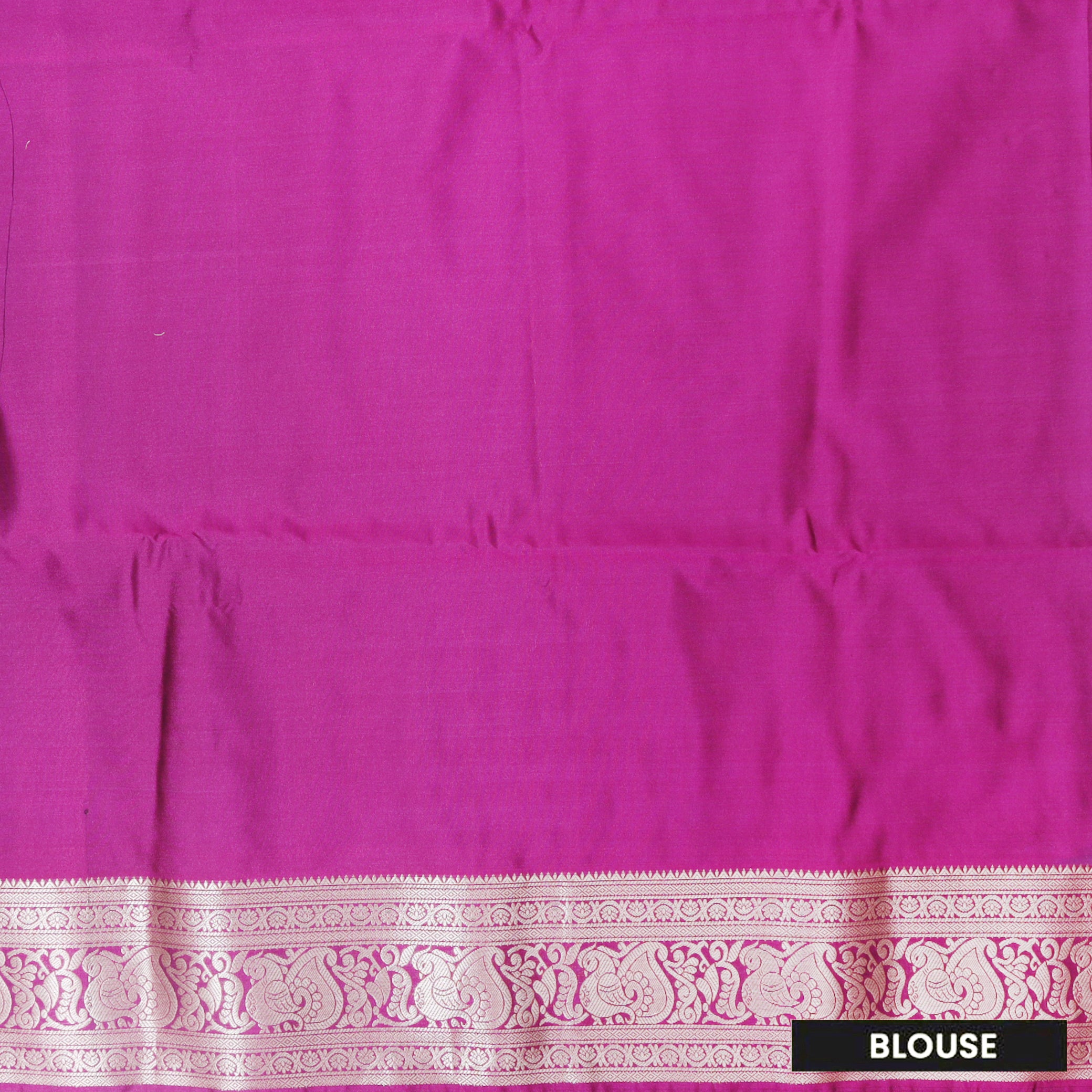 Grey with Pink Soft Silk Saree