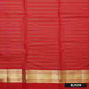 Red Colour With  Gold Zari Yuvana Semi Soft Silk Saree