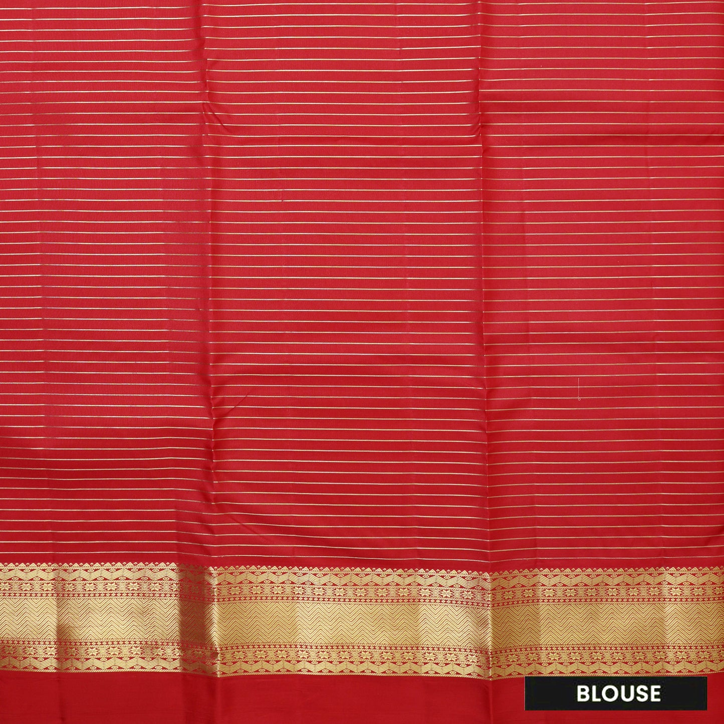 Red Colour With  Gold Zari Yuvana Semi Soft Silk Saree