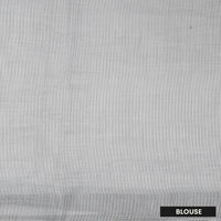 Grey Color Linen Cotton Saree