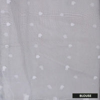 LIGHT GREEN WITH GREY Semi  Burberry Silk Saree