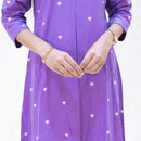 Yazhini-Lavender Color Ladies Branded Co-ord-set Readymade