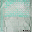 Green Colour Fancy Weaving Saree