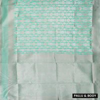 Green Colour Fancy Weaving Saree