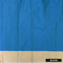 Sky Blue With Light Yellow Arani Silk Saree