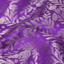 Purple with Light Pink  Kanchipuram Wedding silk saree