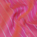 Rose Pink Gold Zari Border Yuvana Semi Soft Silk Saree