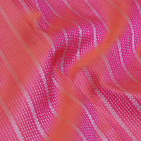 Rose Pink Gold Zari Border Yuvana Semi Soft Silk Saree