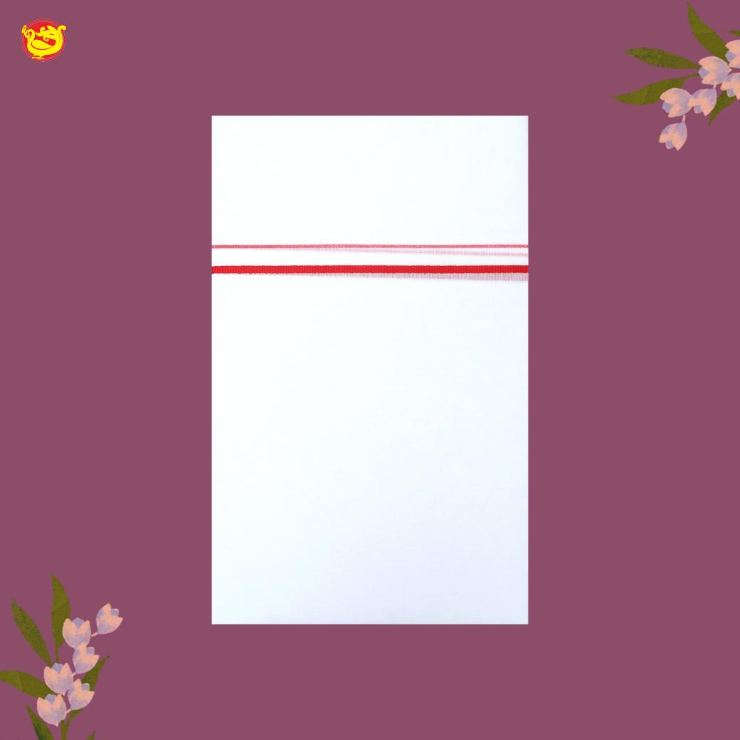 White with RED Border Single Layer Cotton Men’s Dhoti