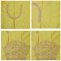 Lime Green Bridal Aariwork Blouse