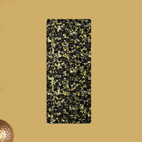 Black with Yellow flower design Cotton Printed Lungi