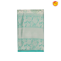 Green with Gold Zari Traditional Soft Silk Saree - Thenianantham