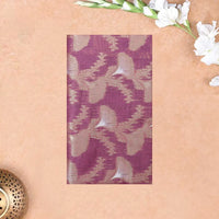 LIGHT PURPLE WITH COPPER JERRY  LINEN JACQUARD  SAREES