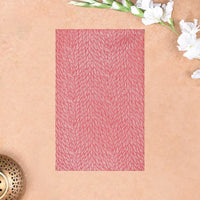 Coral Pink With Aqua Green Soft silk