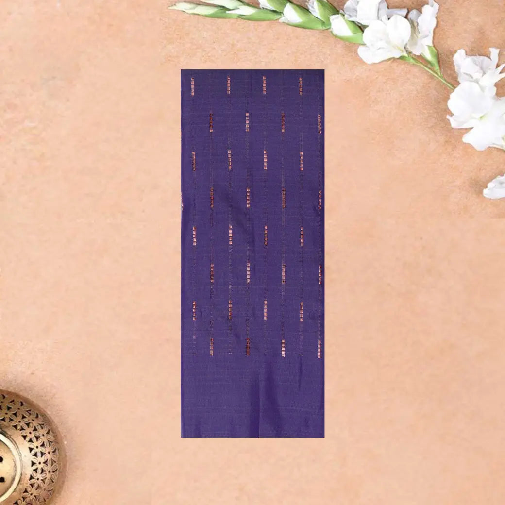 Lavender With Purple  Arani Silk Saree