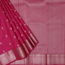 Pink Colour  Gold Zari Yuvana Semi Soft Silk Saree