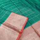 Bottle Green With Paneer Rose  Arani Silk Saree