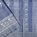 blue colour Tissue Silk Saree