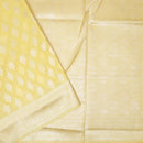 Yellow Colour Fancy Weaving Saree