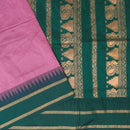 Pink With bottle Green Premium Quality Kalyani Cotton Saree
