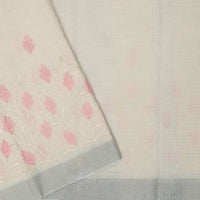 Sandal Color Linen Cotton Saree