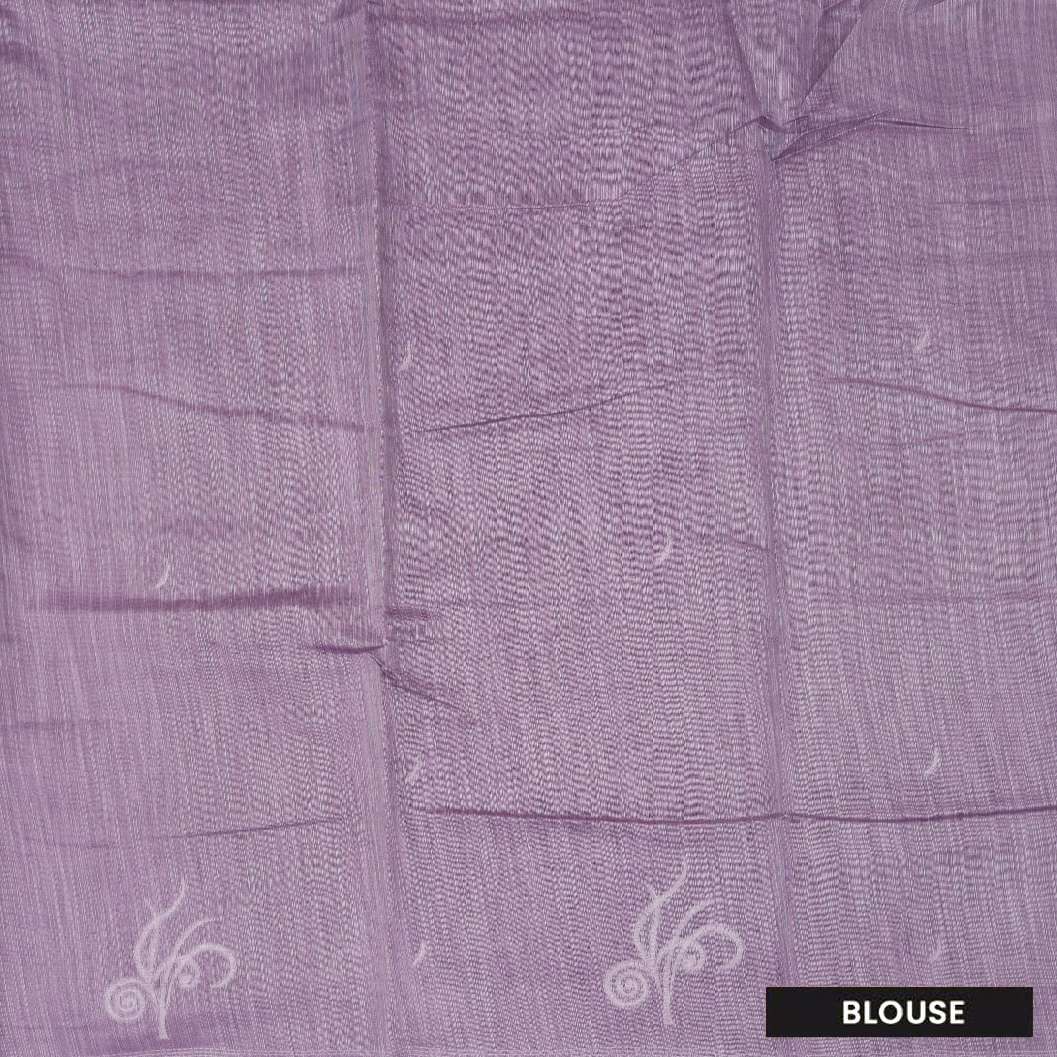 Light Purple Color Linen Cotton Saree