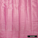 Gold Yellow With Pink  Golden Zari Border Wedding Silk Saree