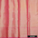 Pink & Golden with Pink Tissue Semi Silk Saree