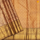 Copper colour pure Kanchipuram silk saree - Thenianantham