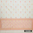 Cream with Rich Red Ladies Cotton Chudithar Set Material