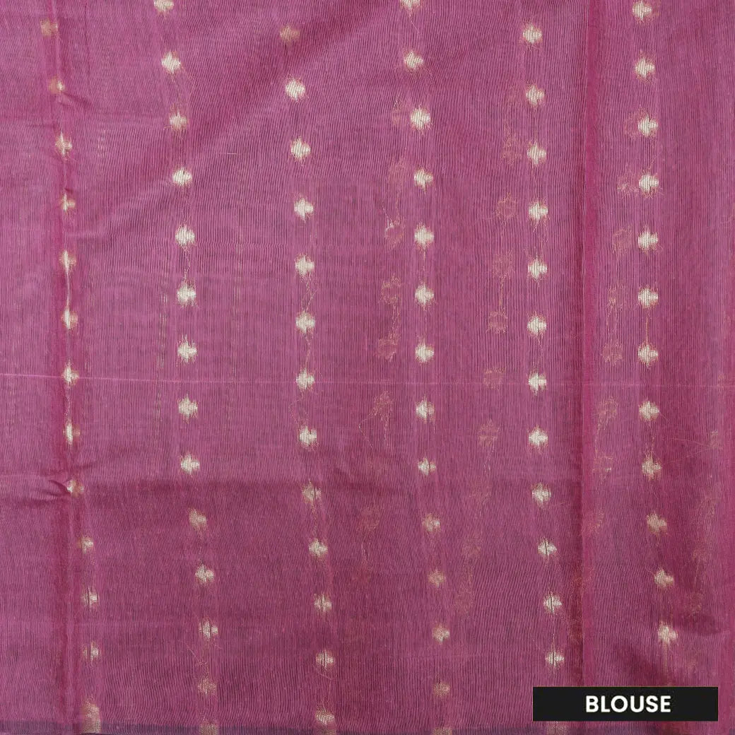 LIGHT PURPLE WITH COPPER JERRY  LINEN JACQUARD  SAREES