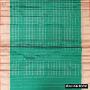Bottle Green With Paneer Rose  Arani Silk Saree