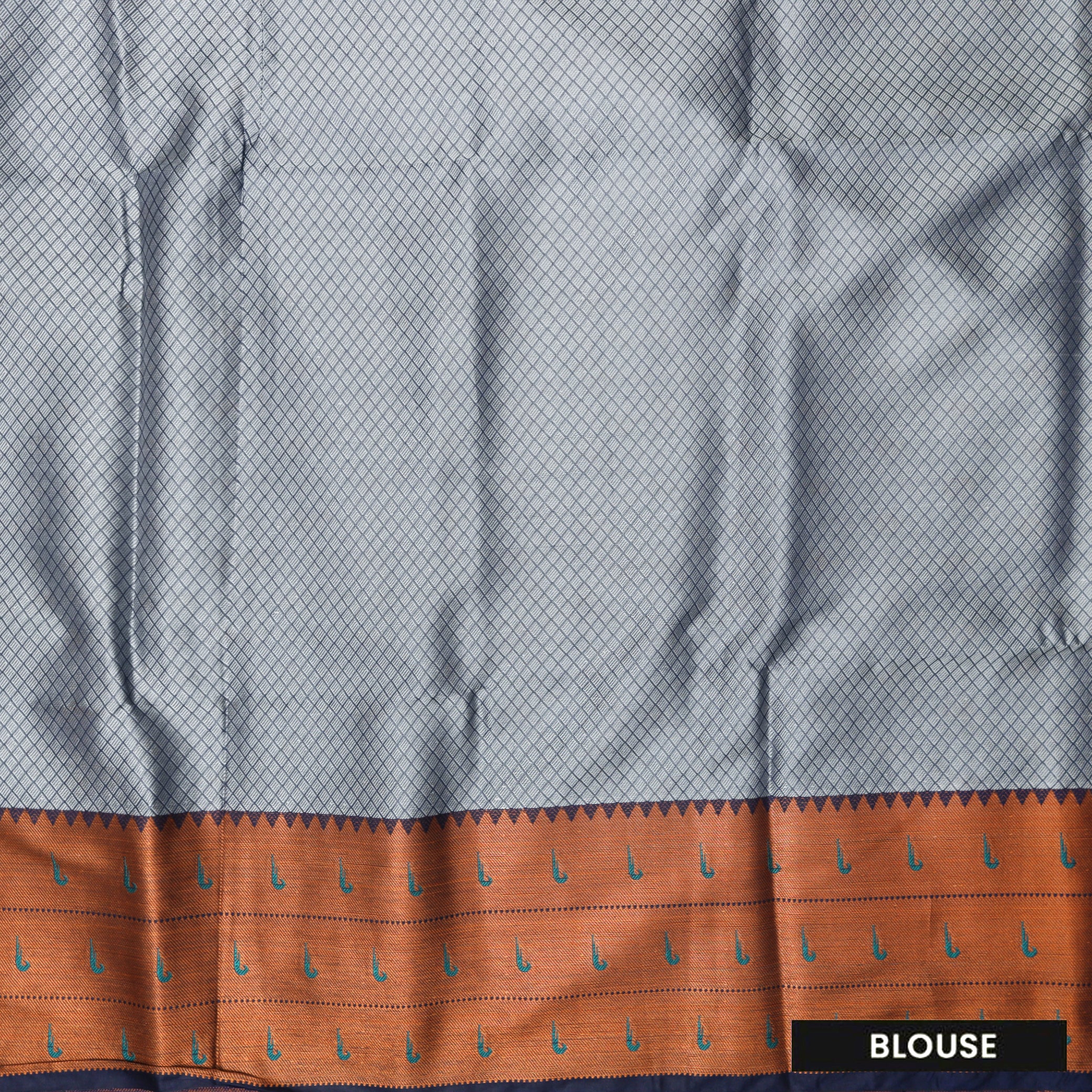Grey Colour Fancy Weaving Saree