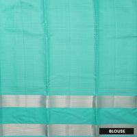 Navy Blue With Sky Blue Gold Zari Yuvana Semi Soft Silk Saree