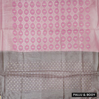 Light Pink Colour Fancy Weaving Saree