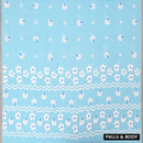 Light Blue Linen Cotton Saree with Contrast Blouse