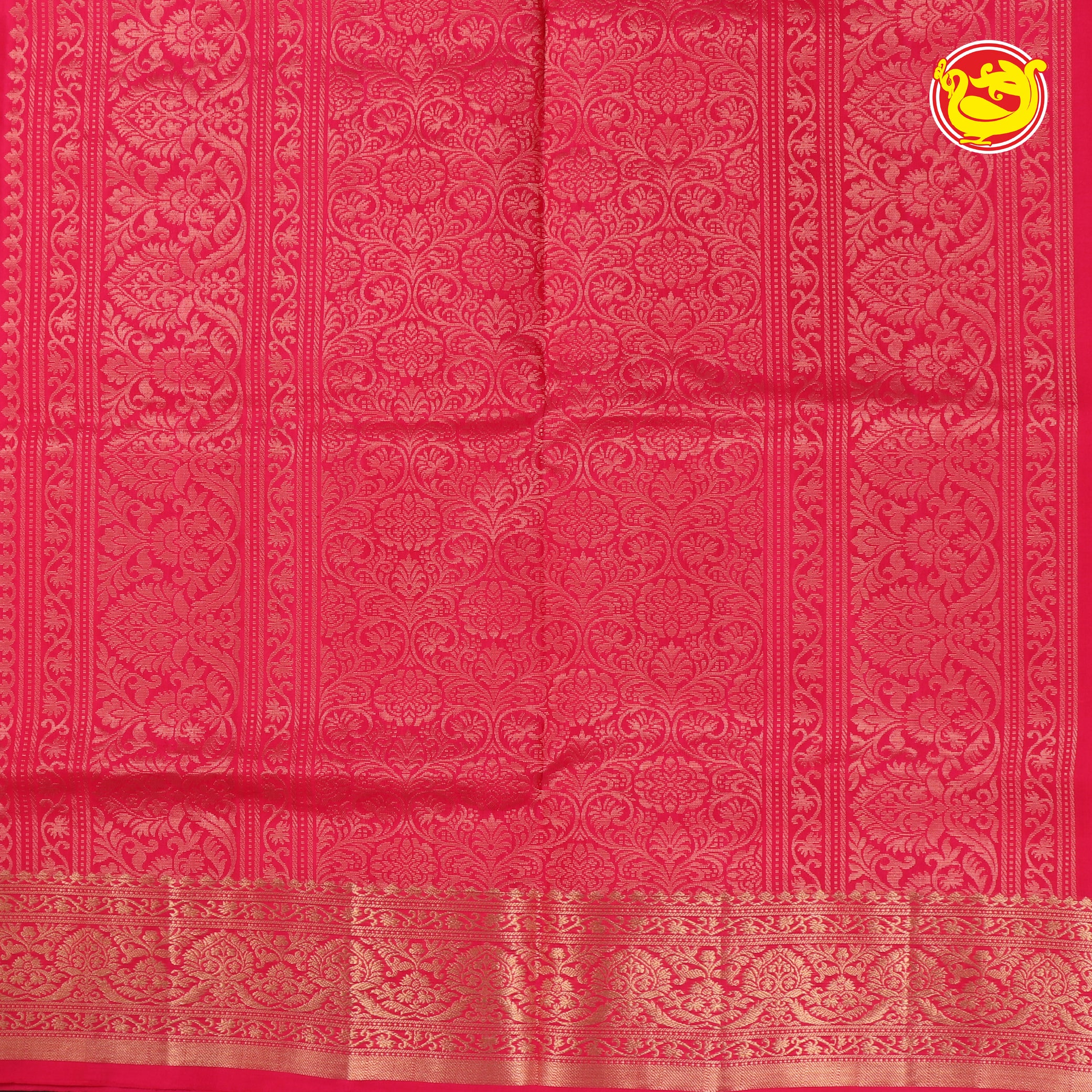 Pink soft saree with zari weaving