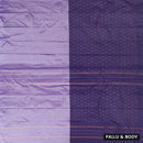 Lavender With Purple  Arani Silk Saree