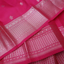 Pink Colour  Gold Zari Yuvana Semi Soft Silk Saree