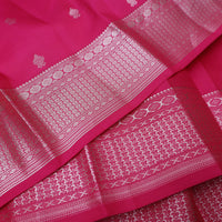 Pink Colour  Gold Zari Yuvana Semi Soft Silk Saree
