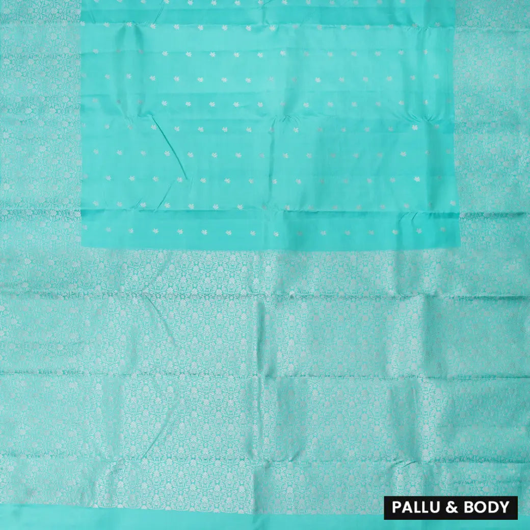 Light Turquoise blue Soft Silk Saree