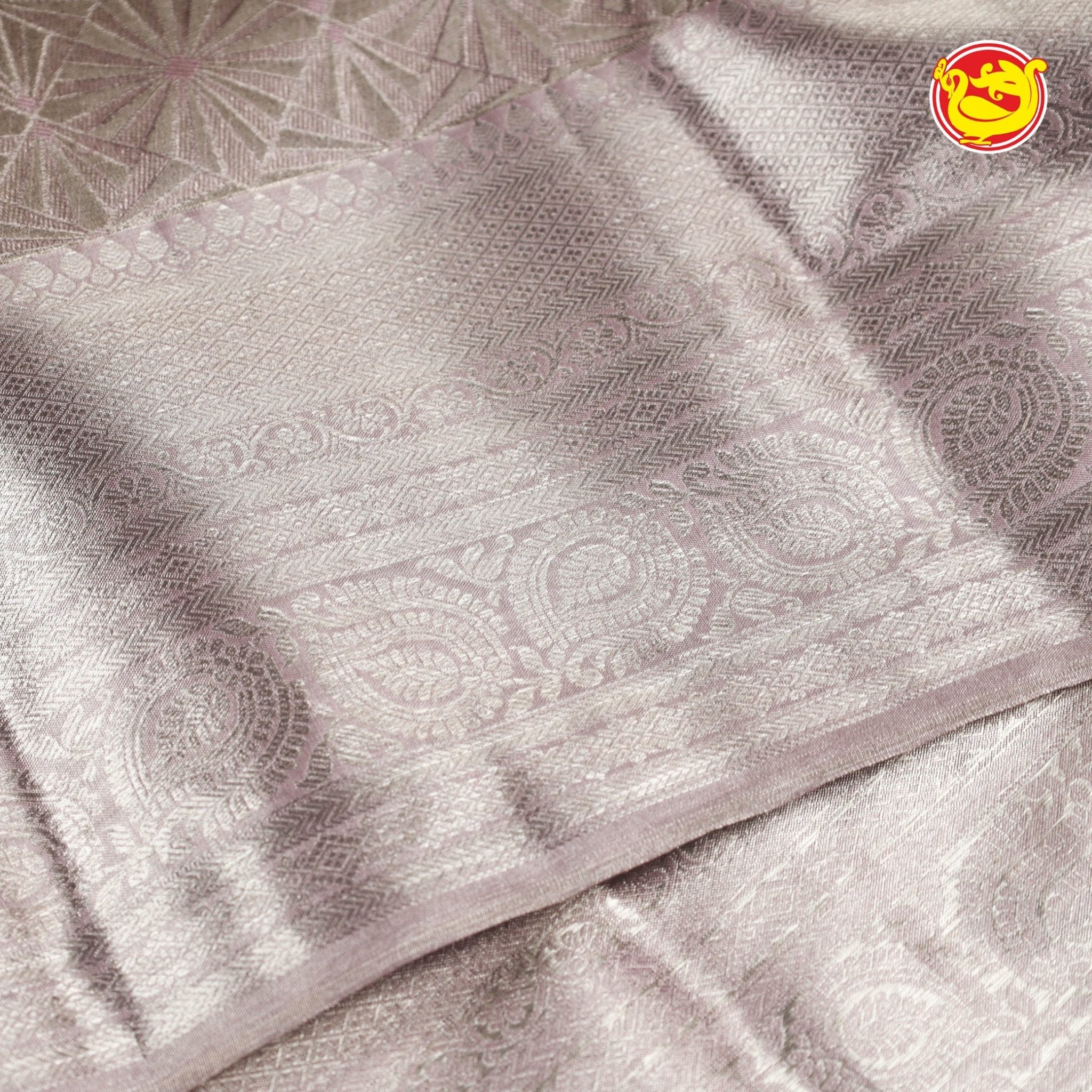 Silver wedding silk saree - Thenianantham