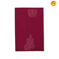 Kumkum pink with peacock green pallu soft silk saree