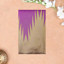 Purple with Light Green Gopuram Semi Silk saree