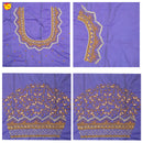 Lavender Bridal Aariwork Blouse     